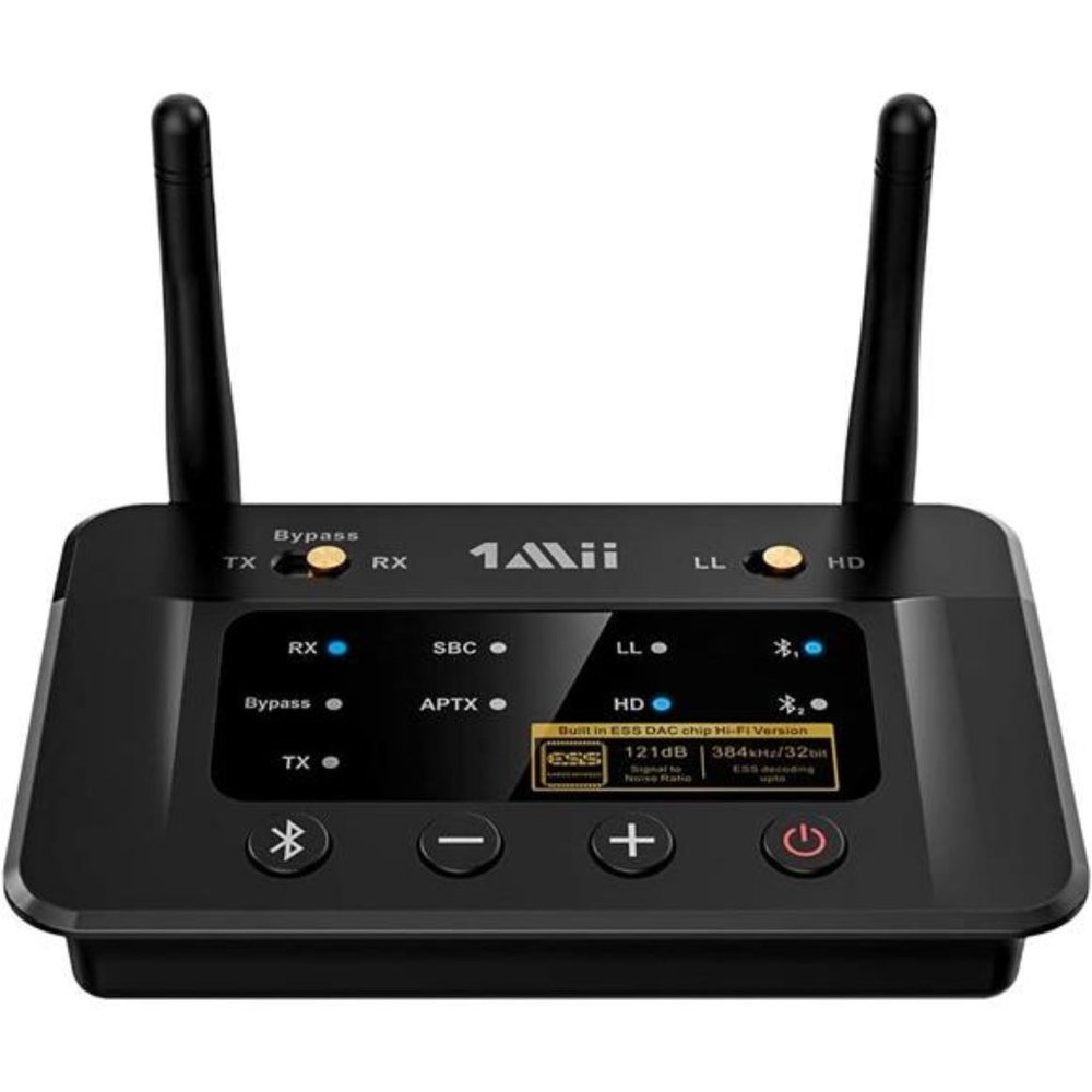 B03Pro Bluetooth 5.0 Transmitter Receiver for Home Stereo TV, HiFi Wireless